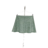 BCBGMAXAZRIA Green Velvet A-Line Skirt