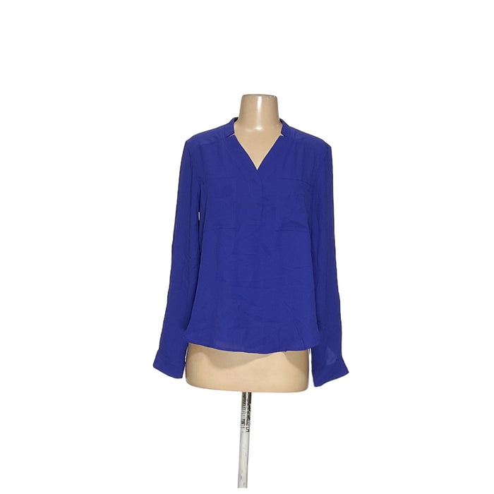 Nine West Blue Polyester Women's Blouse (Size S)