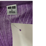 Uniqlo Women's Purple Knit Cardigan