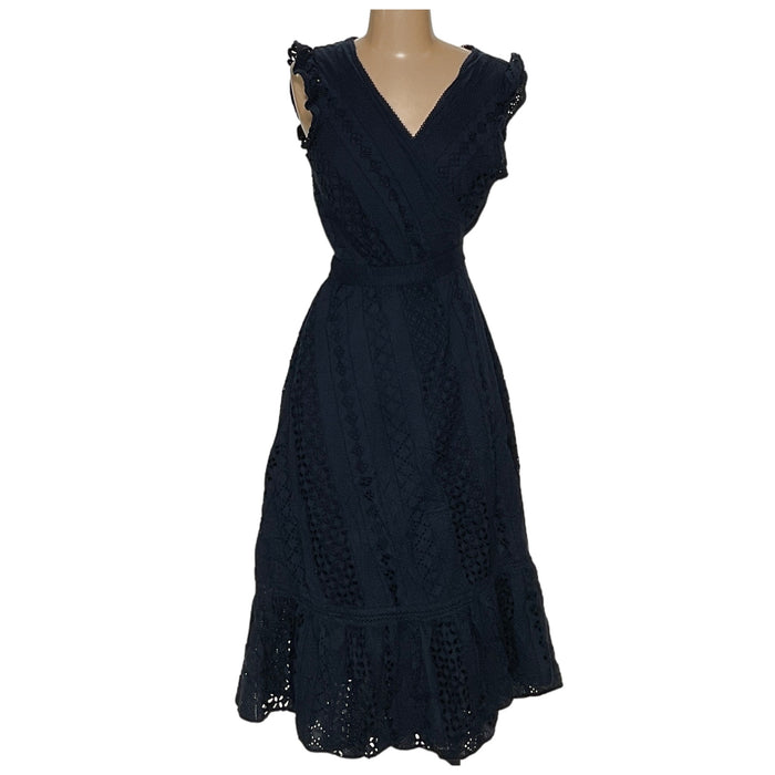 J. Crew Blue Wrap Dress - Size 8T