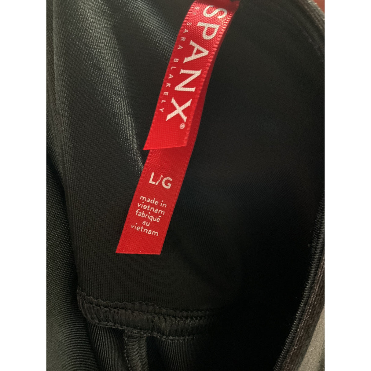 SPANX Women's Black Ankle Leggings - Size L/G