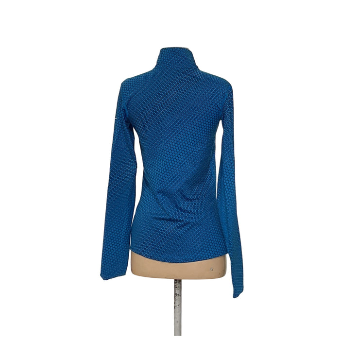 Nike Blue Henley Sweatshirt - Women's M