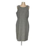 J. CREW Gray Sheath Midi Dress