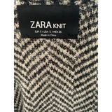 ZARA Black Chevron Cardigan