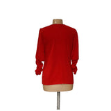 Cabi Red Cotton Blouse