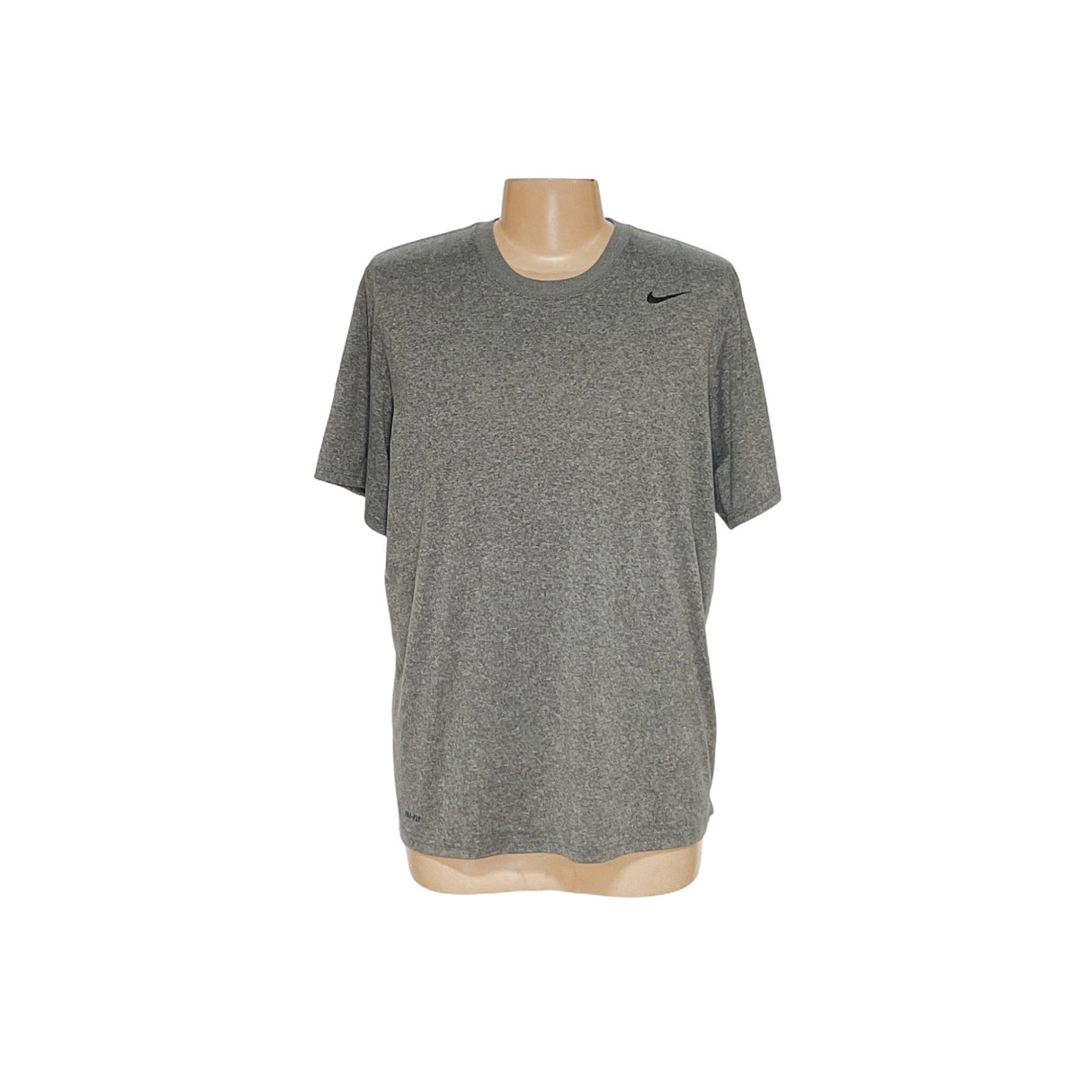 NIKE Men's Gray XL T-Shirt - Spring/Summer Casual Wear