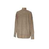 Aerie Beige Henley Sweater XS