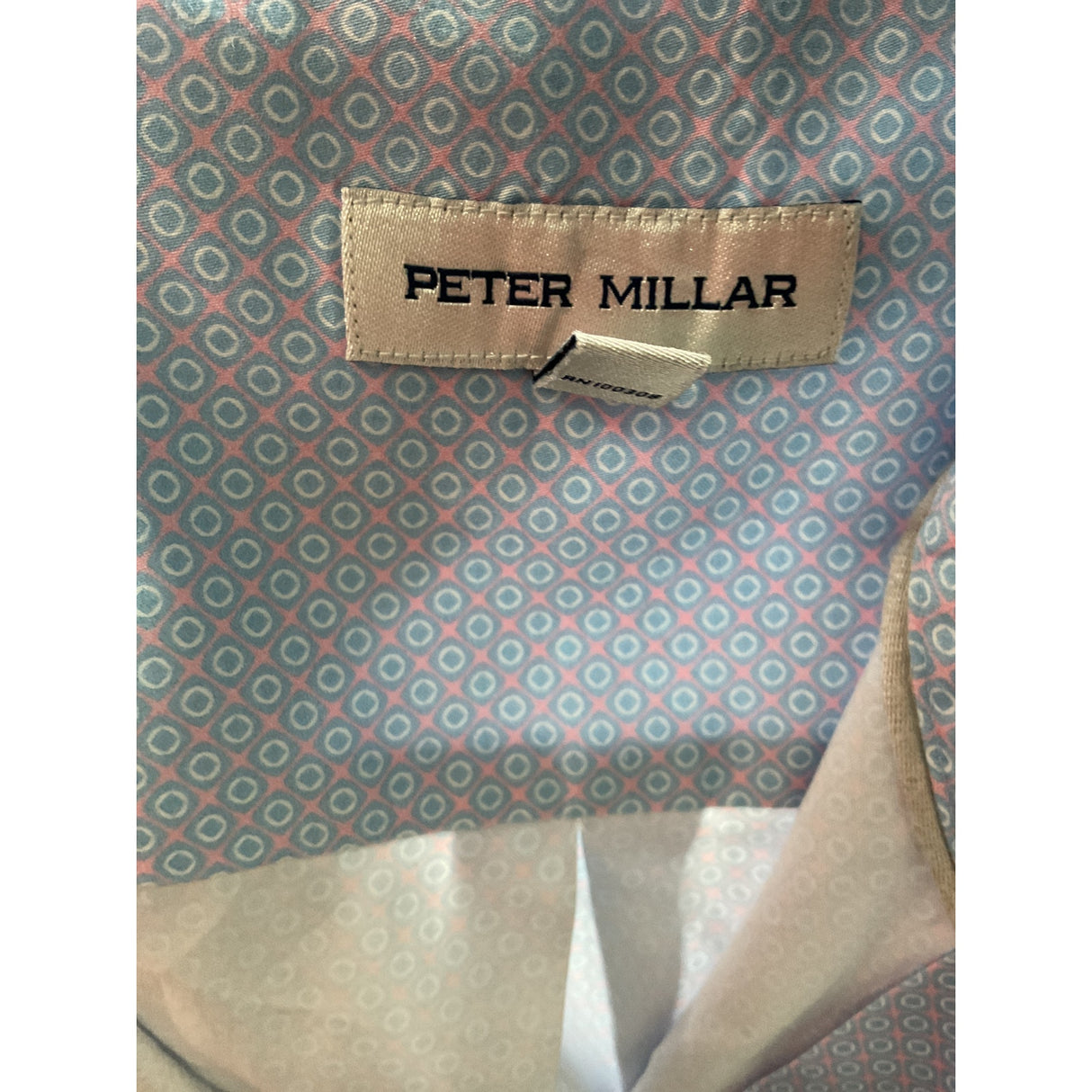 Men's Blue Peter Millar M Short Sleeve Button-Up