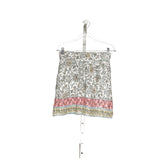 LOFT Multicolor Floral Linen Mini Skirt