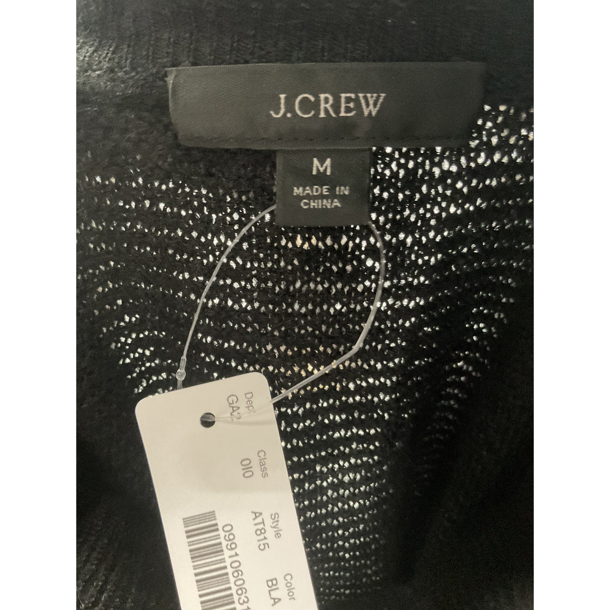 J. Crew Black Knit Pullover Sweater