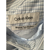 Mens Blue Calvin Klein Dress Shirt - Size L