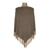 Chico's Gold Rayon Cape Sweater L/XL