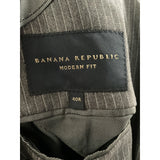 Banana Republic Gray Wool Striped Blazer - Size 40r