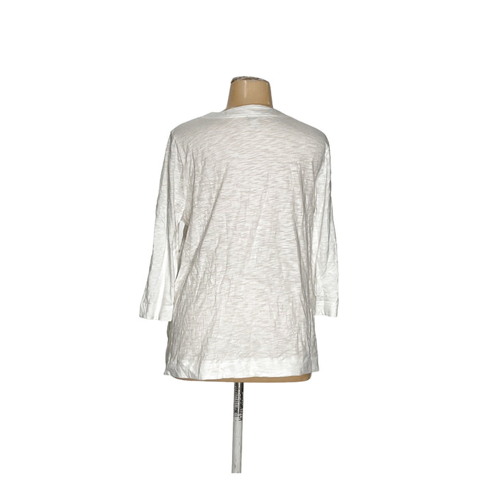 Chico's White Cotton Blouse