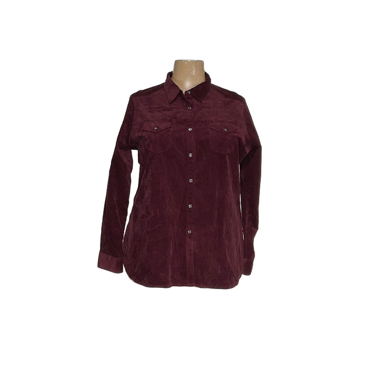 Woolrich Red Button-Up Women's Top XXL