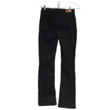 Lee Black Cotton Boot Cut Jeans in Size 4M