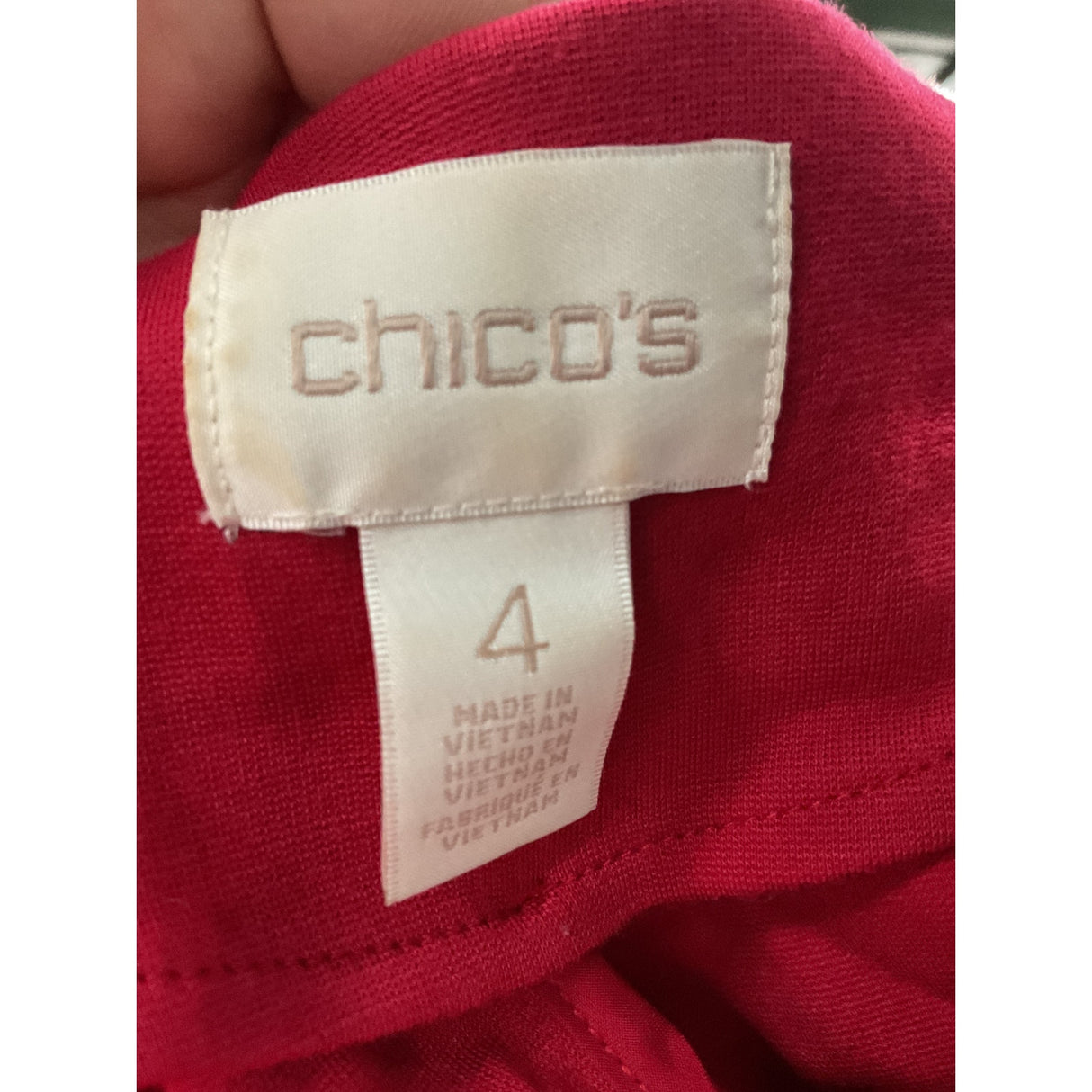 Chico's Red Cardigan Sweater Size 4