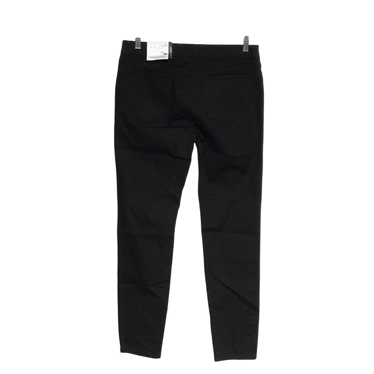 Kancan Black Cotton Blend Straight Pants - Size 13