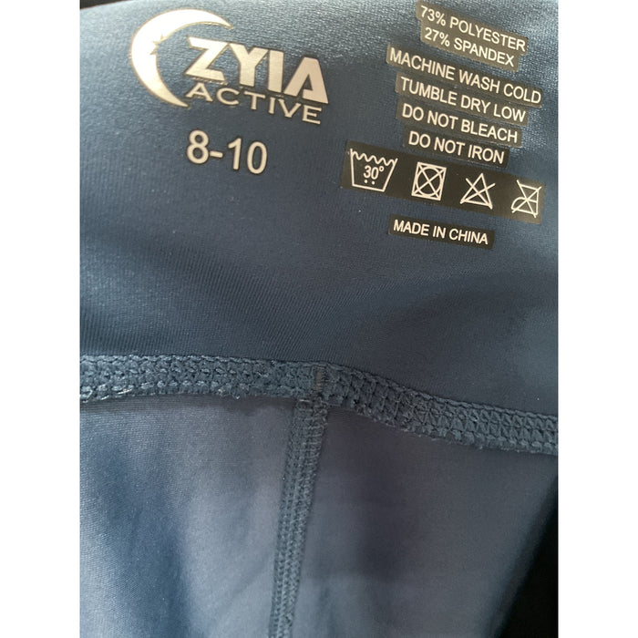 ZYIA Blue Ankle Leggings for Women Size 10