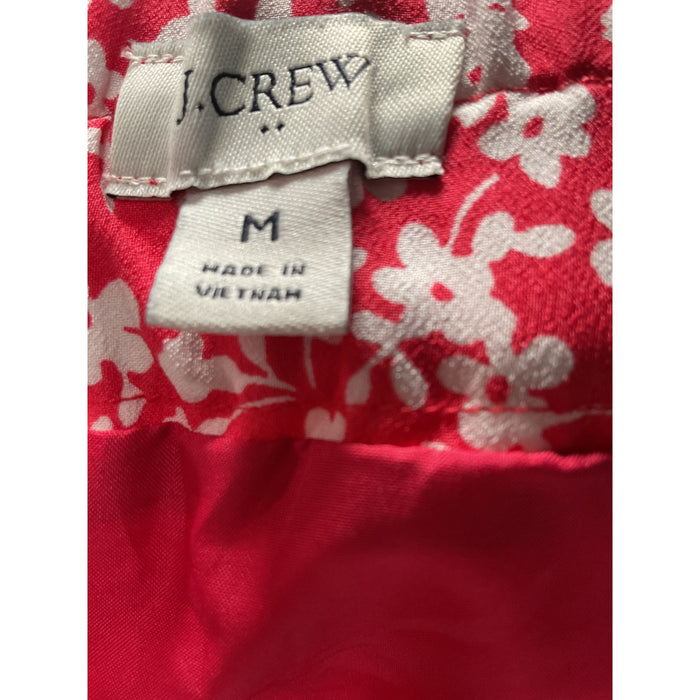 J. Crew Red A-Line Polyeser Skirt - Size M