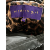 Madden Girl Black Parka Jacket - Women's L