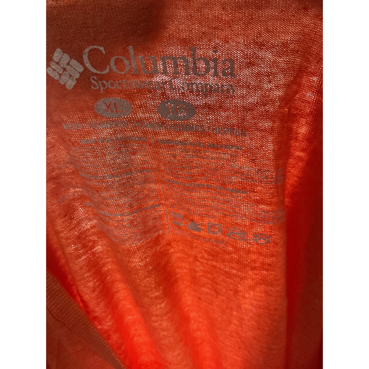 Columbia Men's Orange XL Pullover Sweater