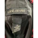 Lane Bryant Red Plus Size Basic Jacket