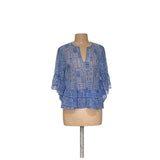 BCBGMAXAZRIA Blue Nylon Blouse - Women's L