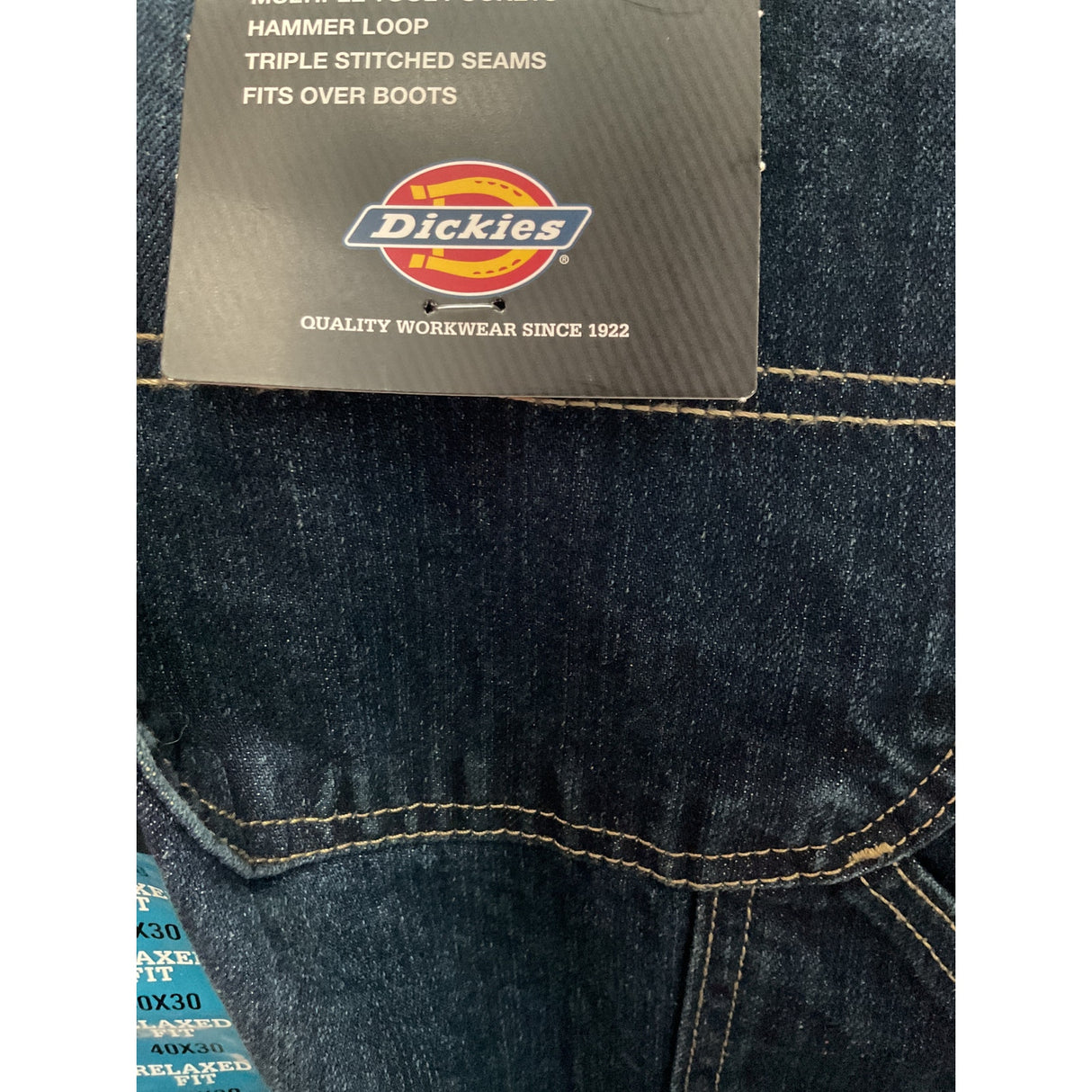 Dickies Blue Men's Jeans - 40x30, Ankle Style