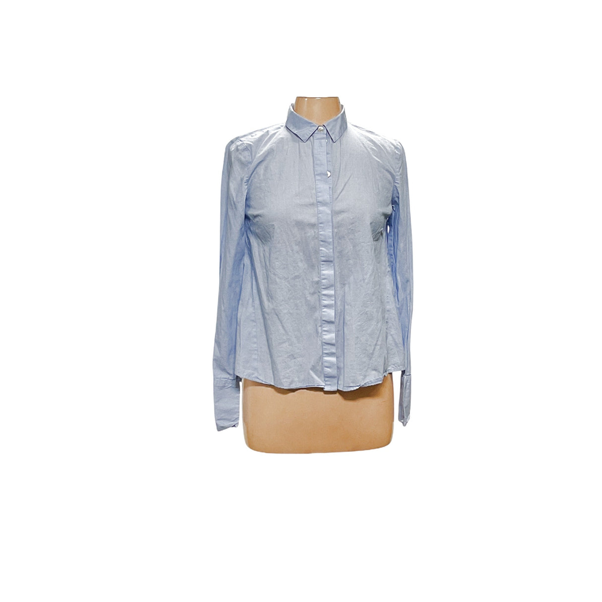 J.JILL Blue Button-Up Shirt XS