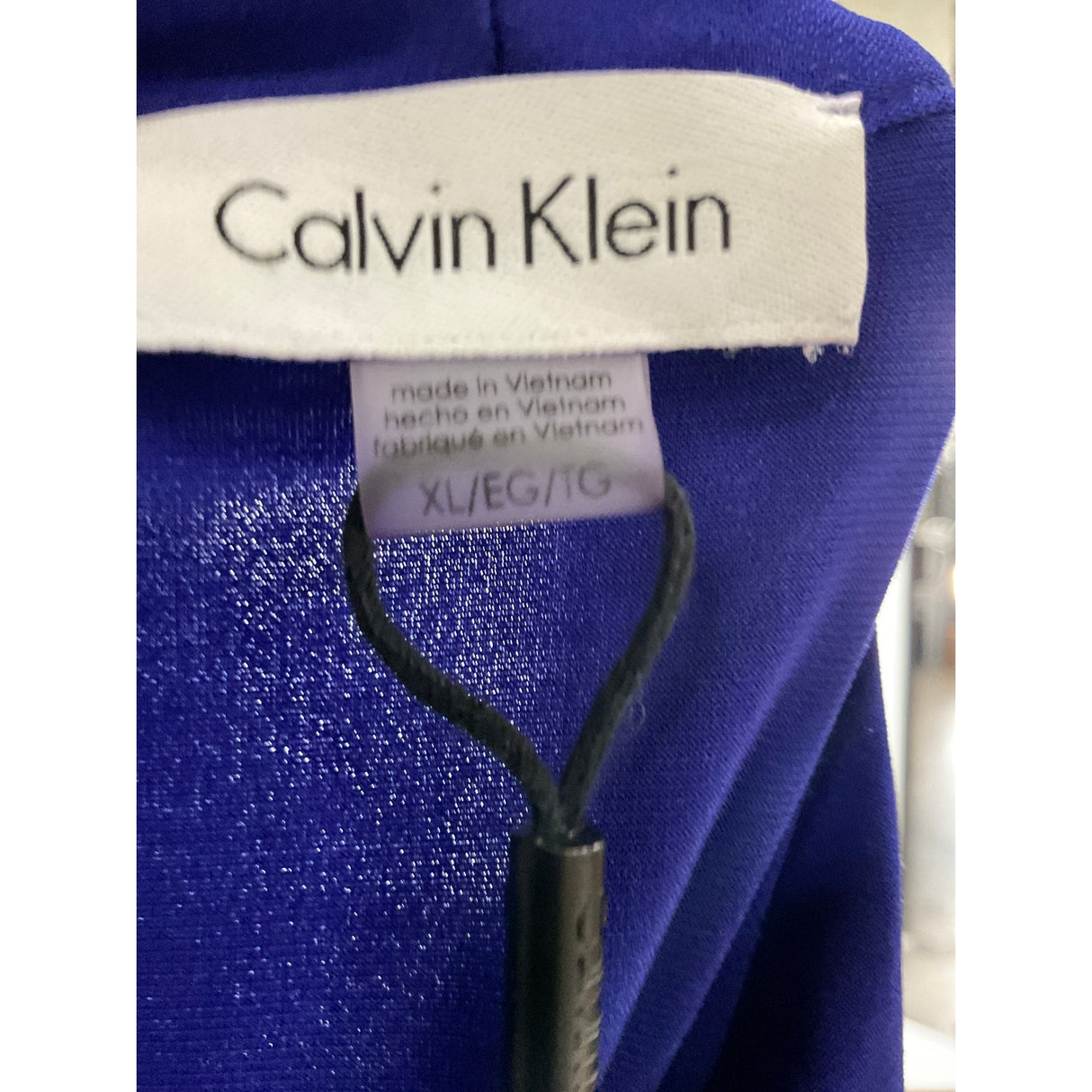 Calvin Klein Blue 100% Cotton Blouse - XL