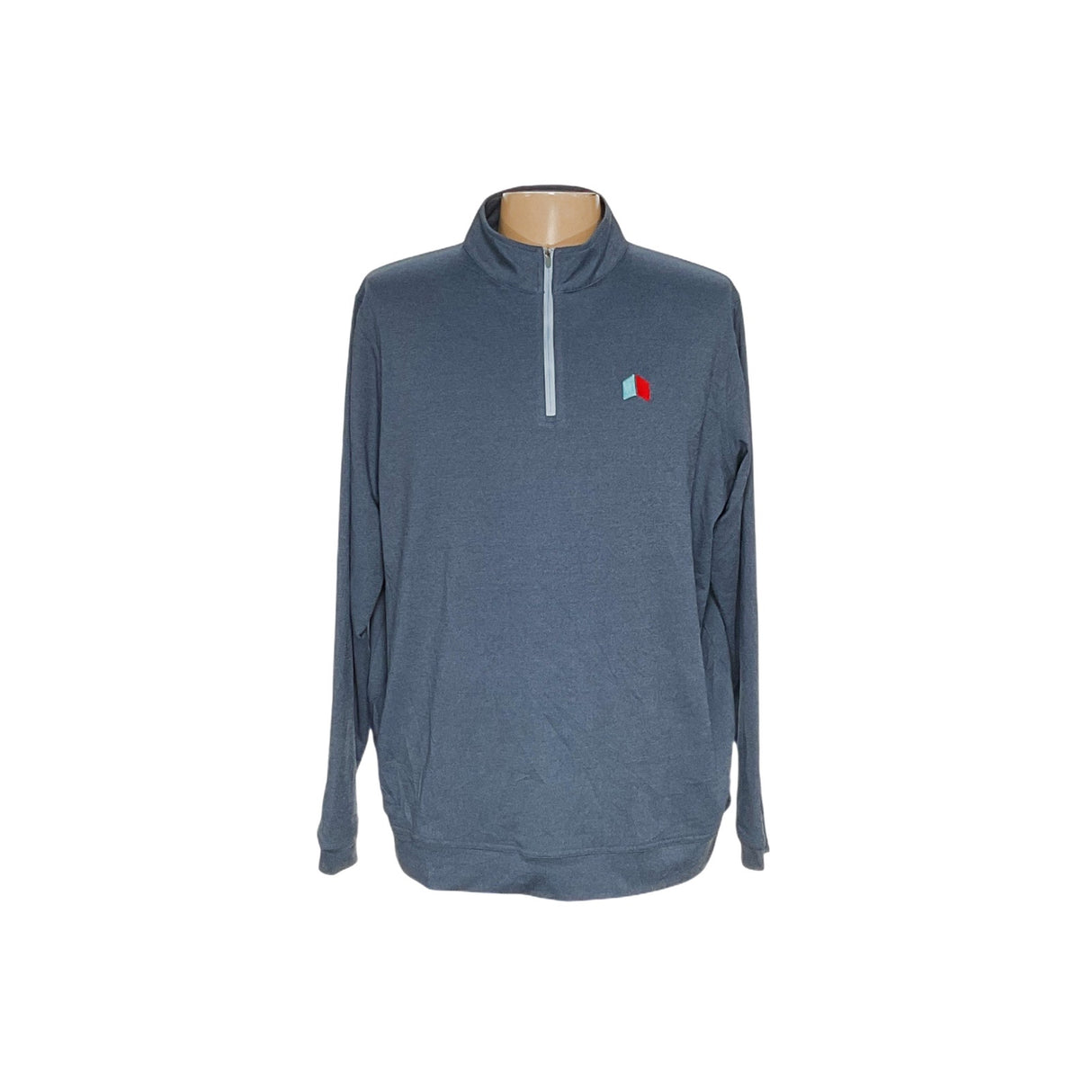 Peter Millar Blue Henley Sweatshirt - XL