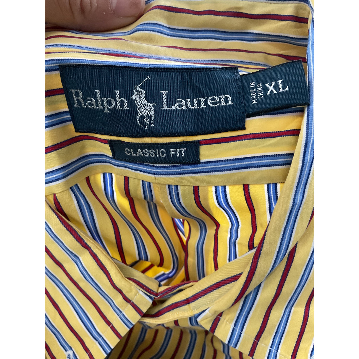 Ralph Lauren XL Yellow Dress Shirt