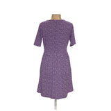 Lands' End Women's Purple Midi Shift Dress