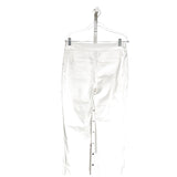 Chico's White Cotton Straight Leg Pants - Size 0R