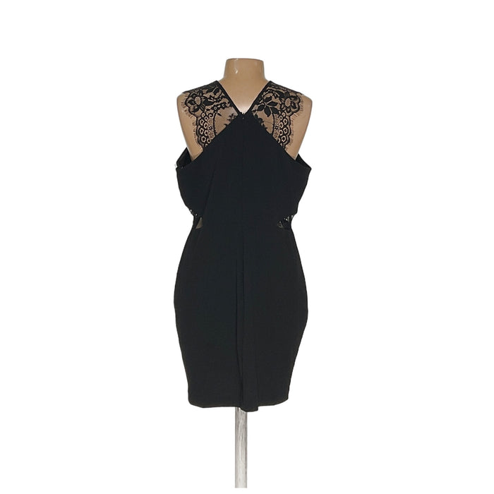 Express Black Sheath Midi Dress XL