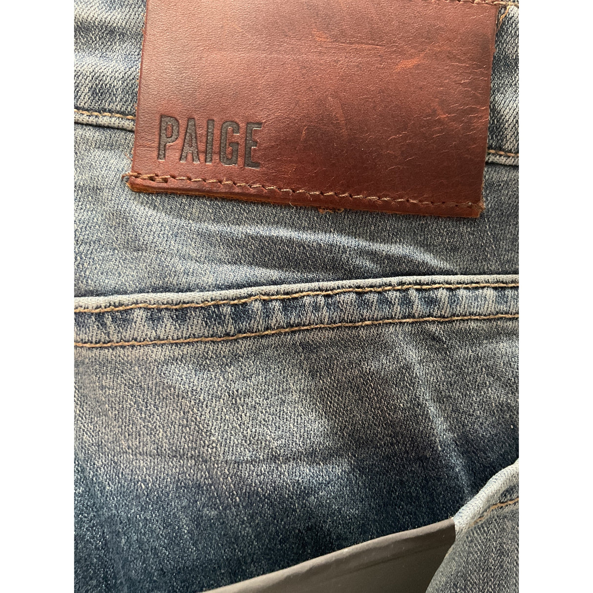 Paige blue men's ankle jeans