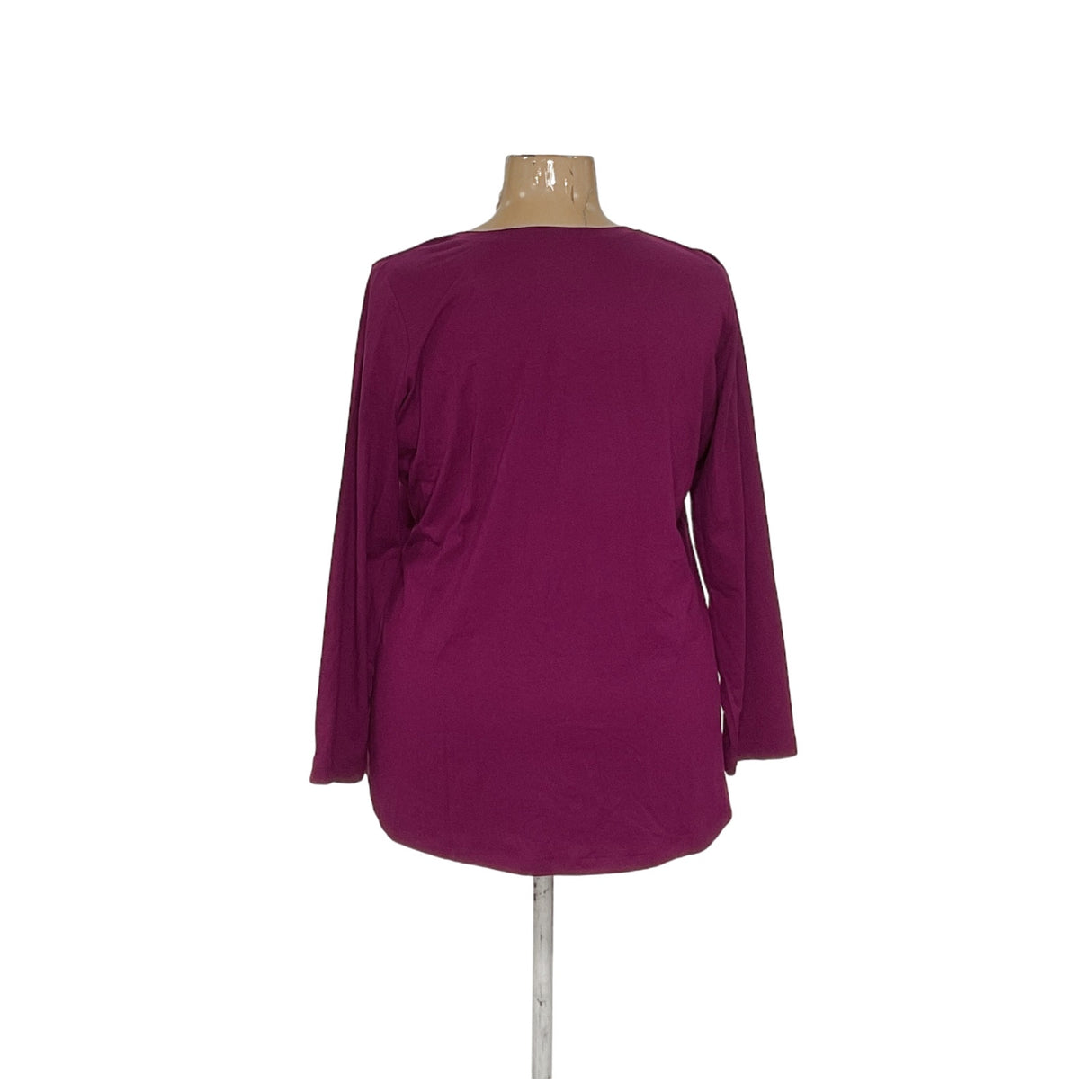 Susan Graver Purple Plus Size Blouse