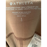 Athleta Brown Nylon Activewear Sweatpants Women's LG