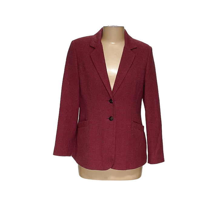 Talbots Red Wool Blazer - Size 10