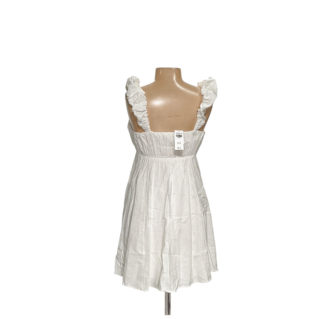 A&F White Linen A-Line Dress