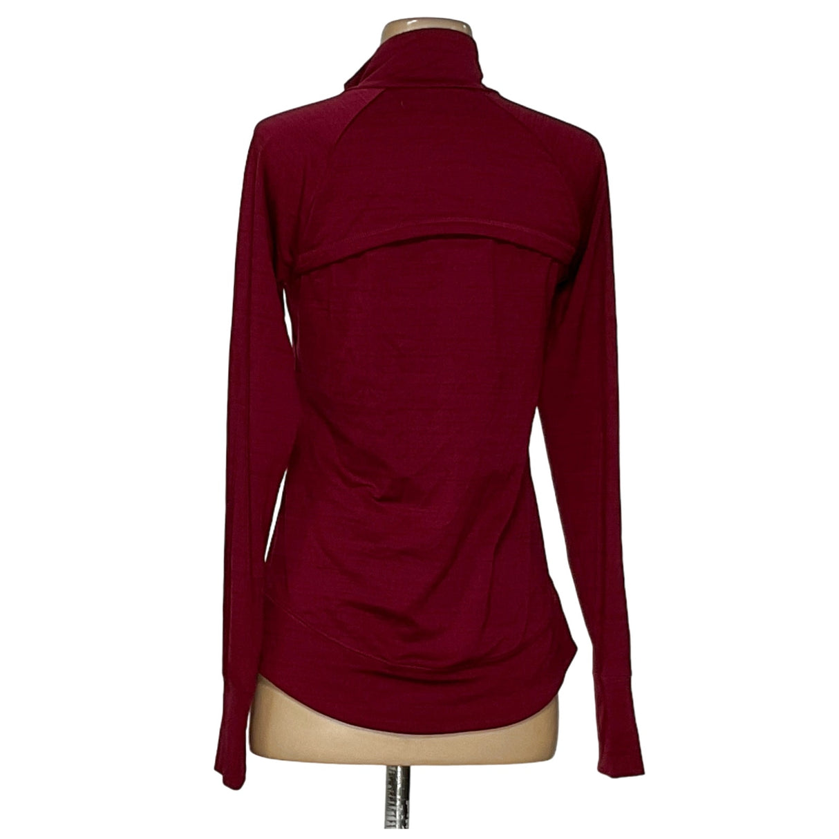 Reebok Red Henley Sweatshirt - Women's S