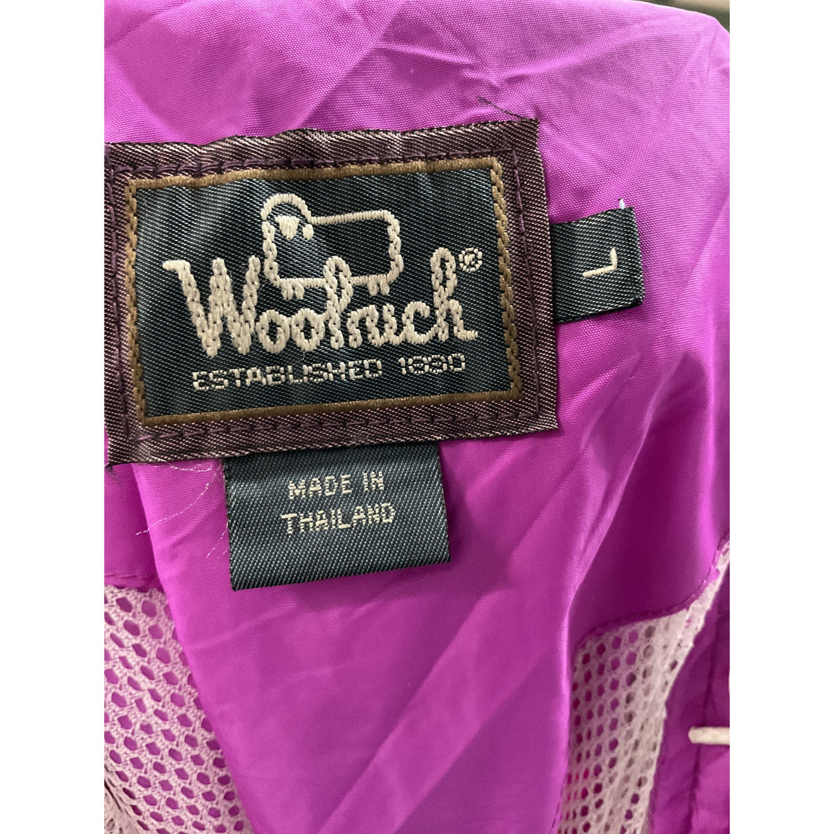 Woolrich Purple Windbreaker Jacket - Women's L