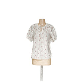 LOFT White 100% Cotton S Blouse