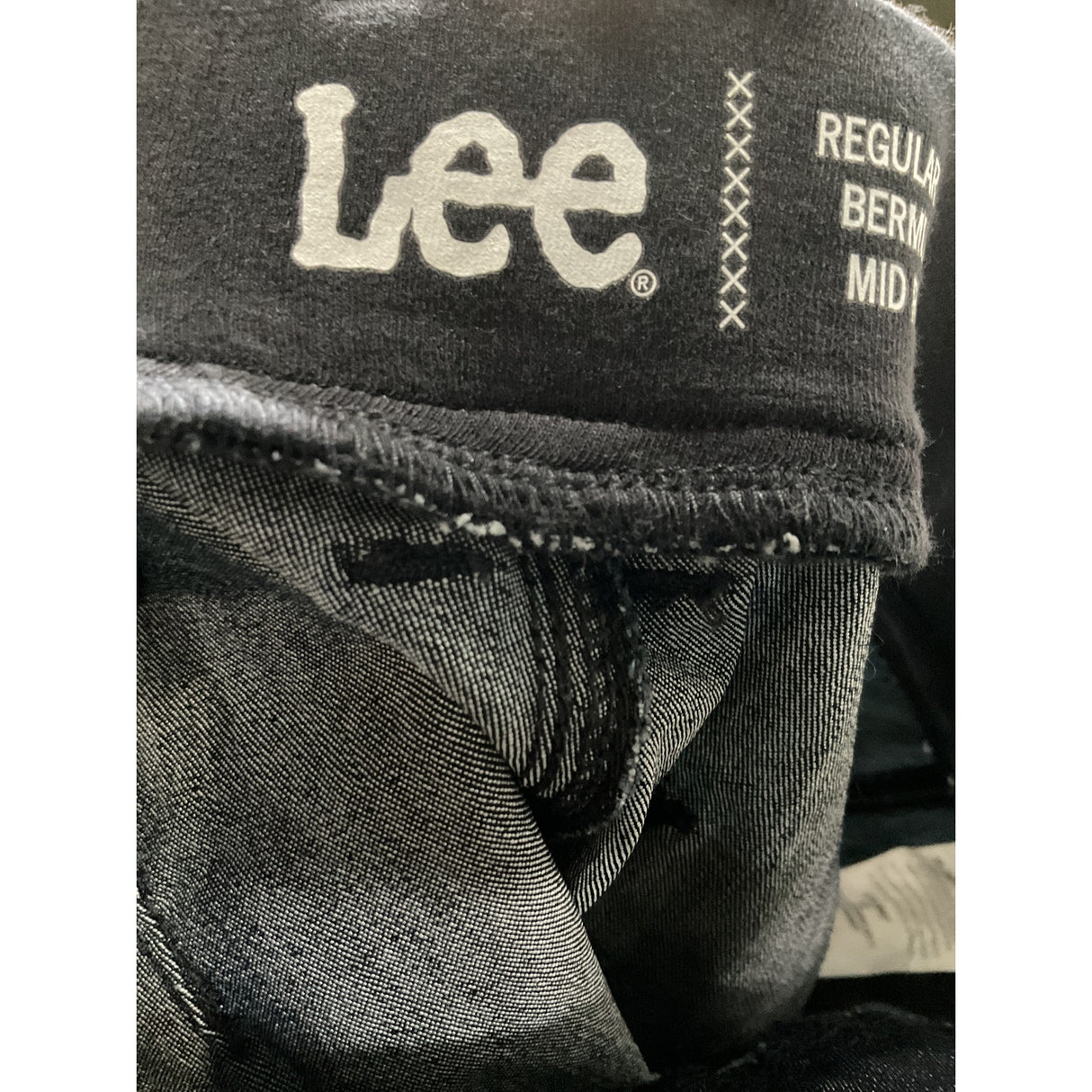 Lee Blue Bermuda Shorts (Size 8)