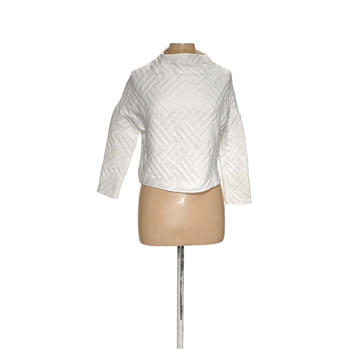 ZARA White Pullover Sweater Size M