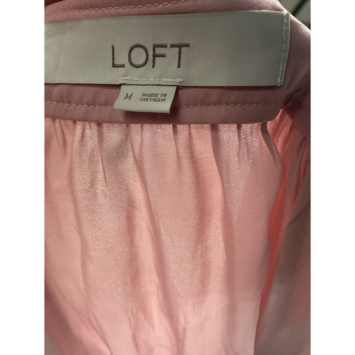 LOFT Pink Polyester Blouse