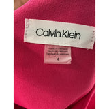 Calvin Klein Pink A-Line Dress, Size 4