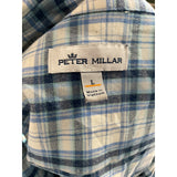 Peter Millar Men's Blue Dress Shirt