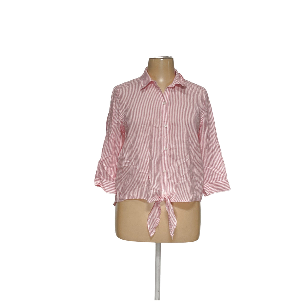 Chico's Pink Cotton Blouse, Size 2